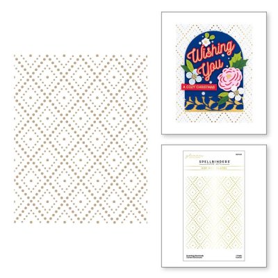 Spellbinders Hot Foil Plate - Dazzling Diamonds Tinsel Time