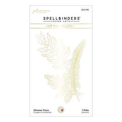 Spellbinders Hot Foil Plate - Glimmer Ferns Victorian Garden
