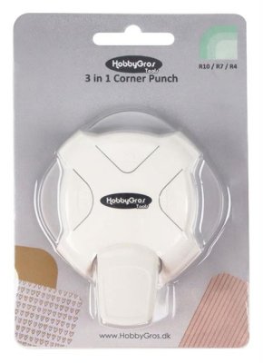 HobbyGros Tools 3 in 1 corner punch - Round