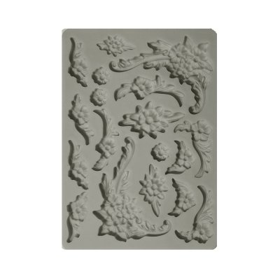 Stamperia Silicon Mould A5 - Flower Corners 