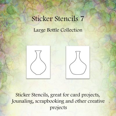 Lavinia Sticker Stencils 7 - Large Bottle Collection