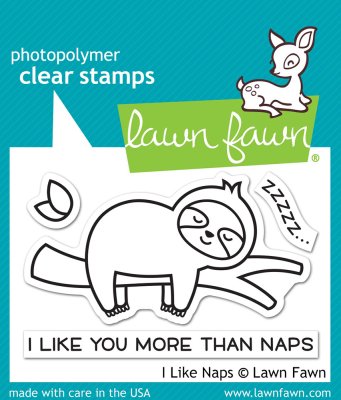 Lawn Fawn Stamps - Flip-Flop I like naps
