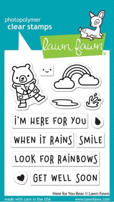 Lawn Fawn Stamps - Here for you bear