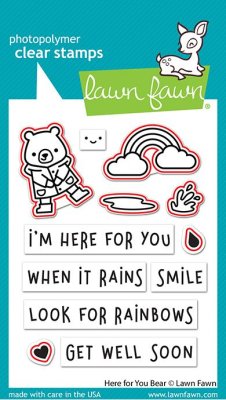 Lawn Fawn Dies - Here for you bear
