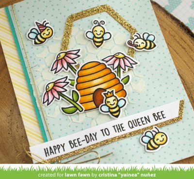 Lawn Fawn Dies - Hive Five