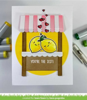 Lawn Fawn Clear Stamps - You´re The Zest