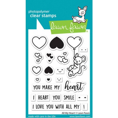 Lawn Fawn Stamps - All My Heart 