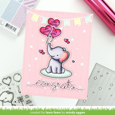 Lawn Fawn Stamps - Elephant parade