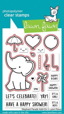 Lawn Fawn dies - Elephant parade add-on