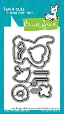Lawn Fawn dies - Elephant parade add-on