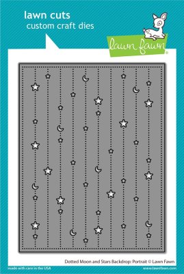 Lawn Fawn dies - Dotted Moon and Stars Backdrop Portrait