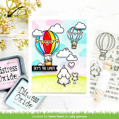 Lawn Fawn Stencils - Cloud Background