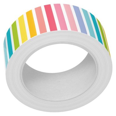 Lawn Fawn Washitape - Vertical Rainbow Stripes