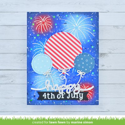 Lawn Fawn Hot Foil Plates - Fireworks