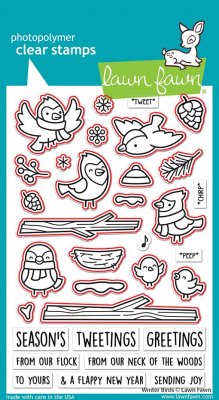 Lawn Fawn Dies - Winter birds