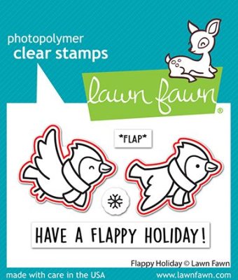 Lawn Fawn Dies - Flappy Holiday
