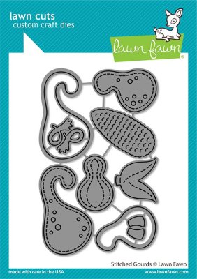 Lawn Fawn Dies - Stitched gourds
