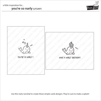 Lawn Fawn Stamps - You are so Narly
