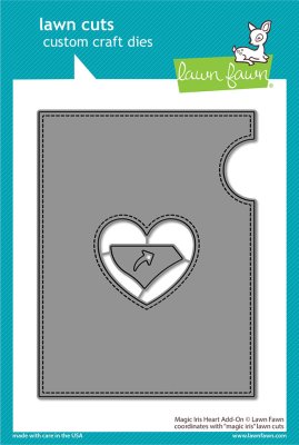 Lawn Fawn Dies - Magic Iris Heart Add-On