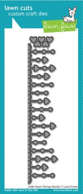 Lawn Fawn Dies - Little Heart Strings Border 