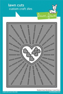Lawn Fawn Dies - Radiant Heart Backdrop