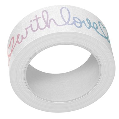Lawn Fawn washi tape - Scripty sayings shimmer 