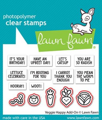 Lawn Fawn Dies - Veggie happy add-on