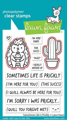 Lawn Fawn Dies - Sometimes life is prickly
