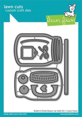 Lawn Fawn Dies - Build-a-drink mason jar add-on 
