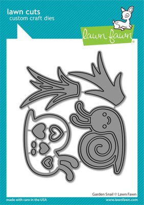Lawn Fawn Dies - Garden snail
