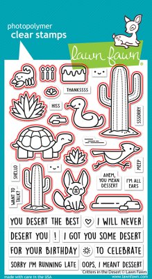 Lawn Fawn Dies - Critters in the Desert
