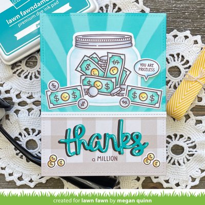 Lawn Fawn Stamp - How you bean? money add-on