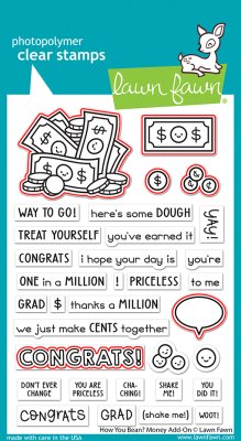 Lawn Fawn Dies - How you bean? money add-on