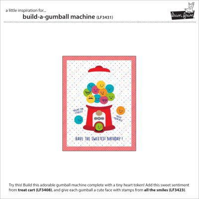 Lawn Fawn Dies - Build-a-gumball Machine