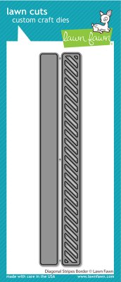 Lawn Fawn Dies - Diagonal stripes border