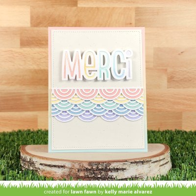 Lawn Fawn Dies - Scalloped arches Border