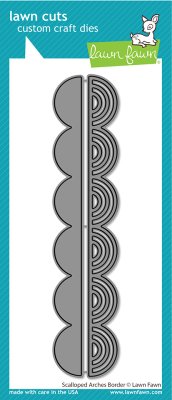 Lawn Fawn Dies - Scalloped arches Border