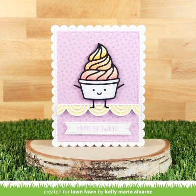 Lawn Fawn Dies - Froyo Friend