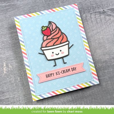 Lawn Fawn Dies - Froyo Friend