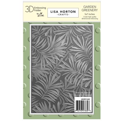 Lisa Horton Embossing Folder 5x7 inch - Garden Ery