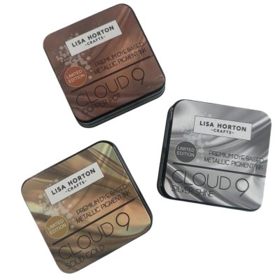 Lisa Horton Crafts Limited Edition Metallic Ink Pads 3/Pkg
