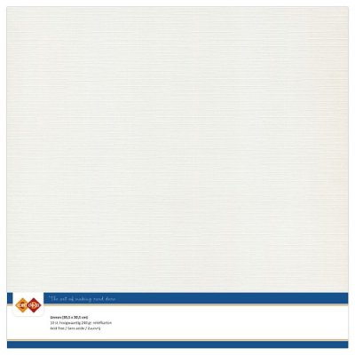 Card Deco Cardstock Linen 10 pack 12x12 - Light Grey