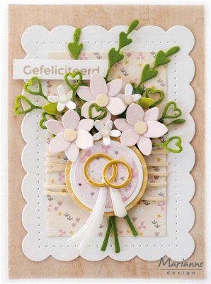 Marianne Design Dies - Open heart sprig