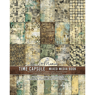 Mixed Media A4 book - Time Capsule