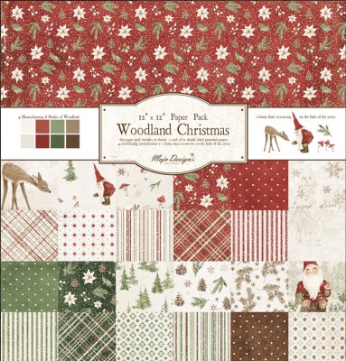 Maja Design 12x12 Collection Pack - Woodland Chrsistmas