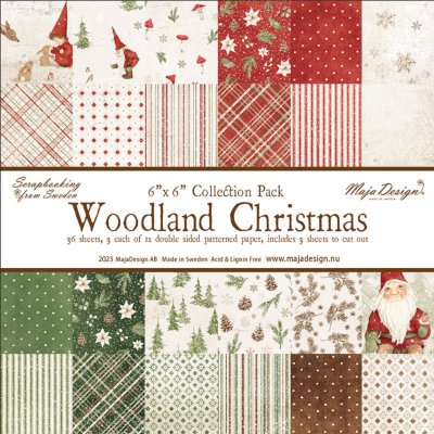 Maja Design 6x6 Collection Pack - Woodland Chrsistmas