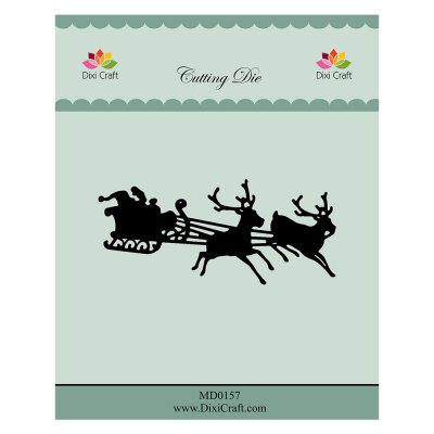 Dixi Craft Dies - Santa Claus in Sleigh