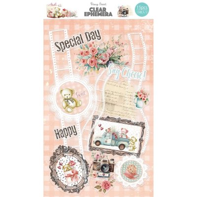 Asuka Studio Ephemera Clear Die-Cuts - Beary Sweet 