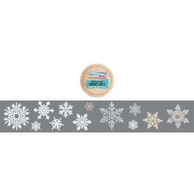 Arden Creative Snowflakes Kiss-Cut PET Tape - Winter in Bloom 