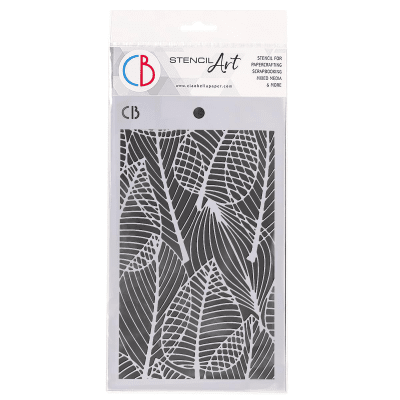 Ciao Bella Stencil - Dry Leaves